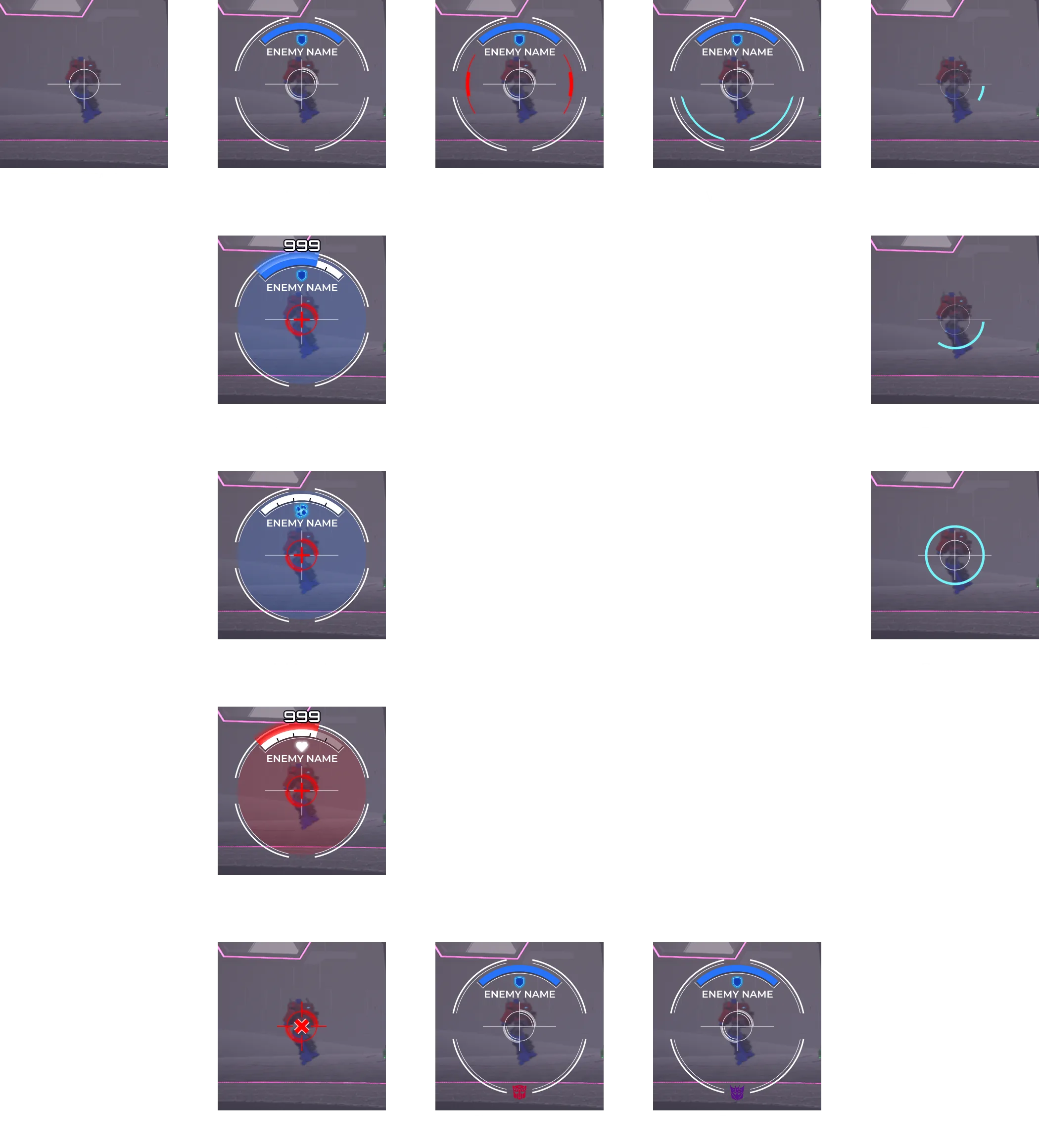 Aim system states