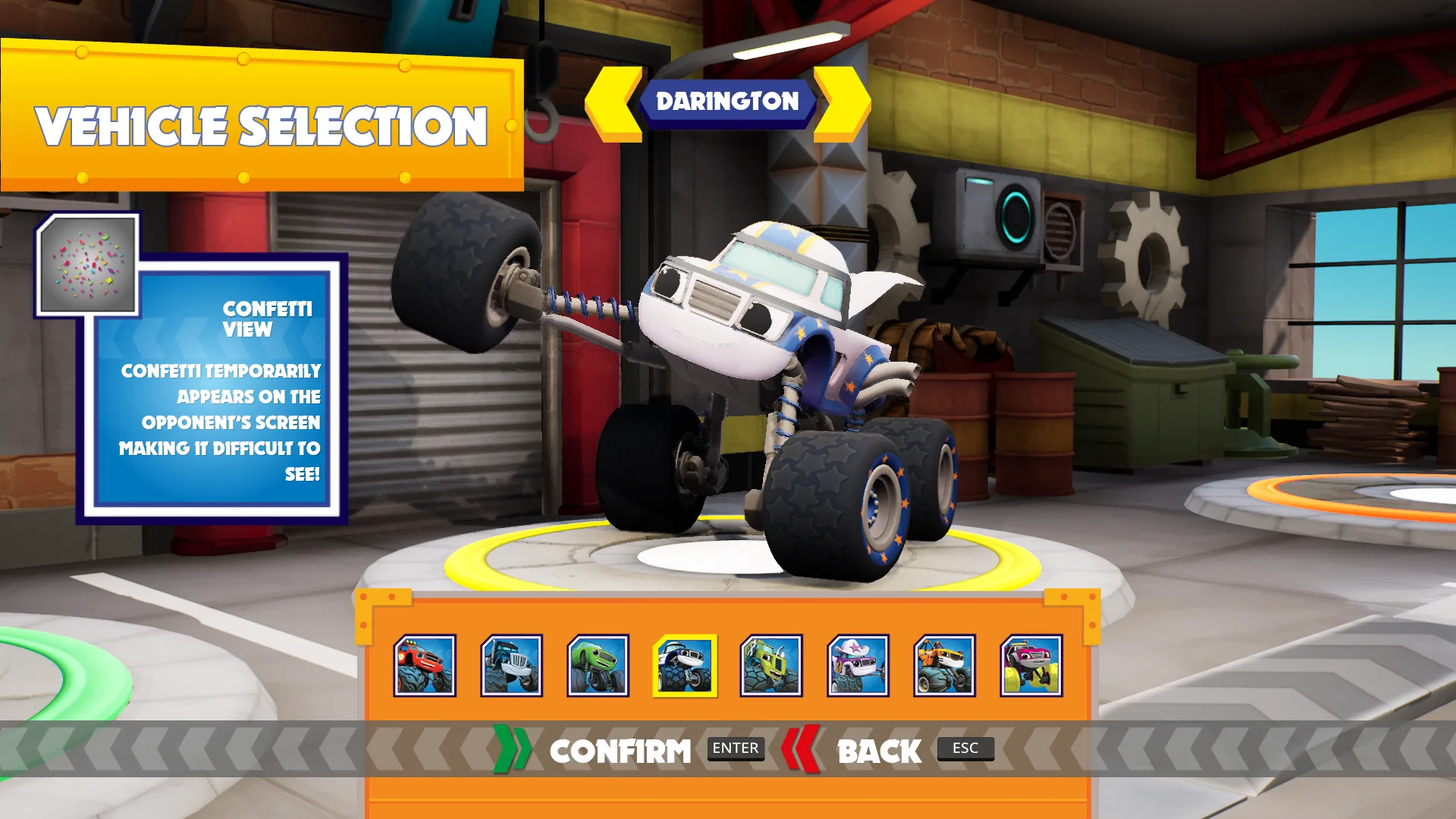 Blaze and the Monster Machines: Axle City Racers screen 1