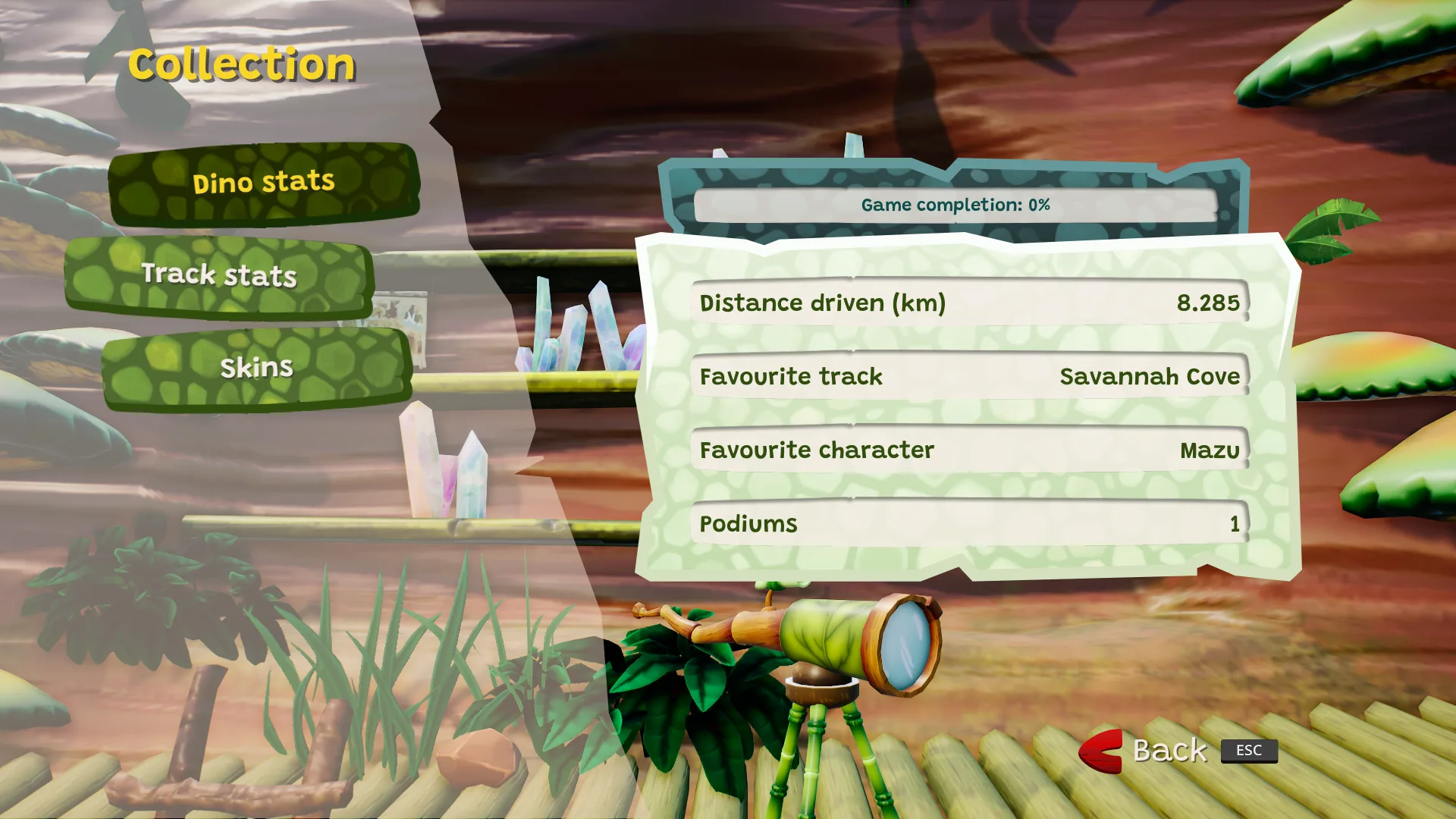 Collection screen 1
