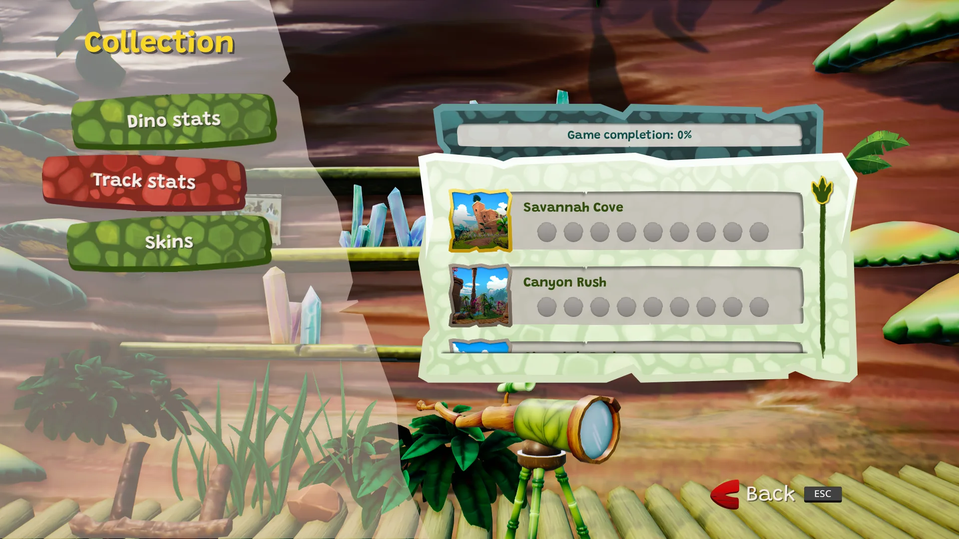 Collection screen 2
