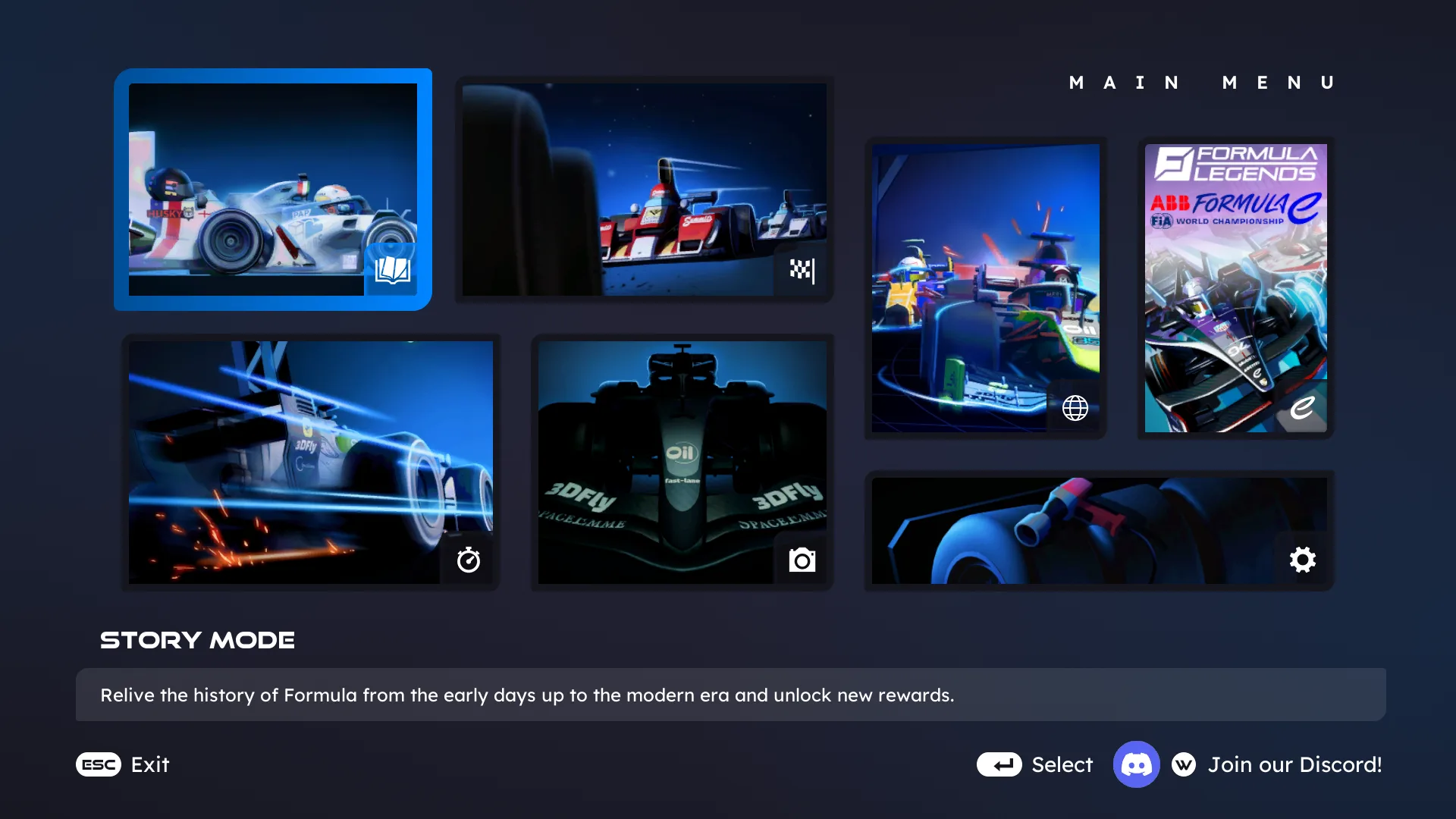 Main Menu