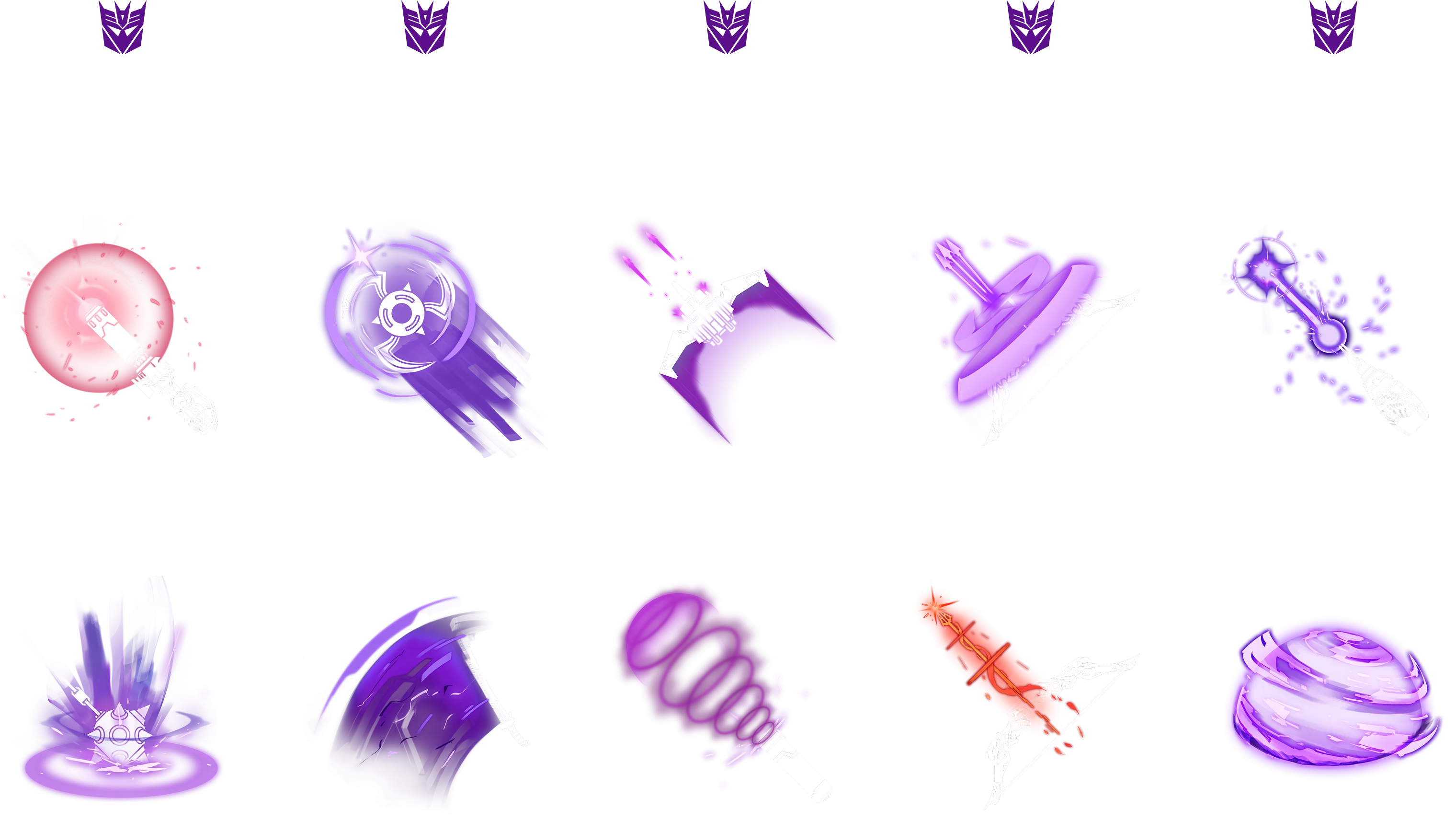 Decepticon skills icons