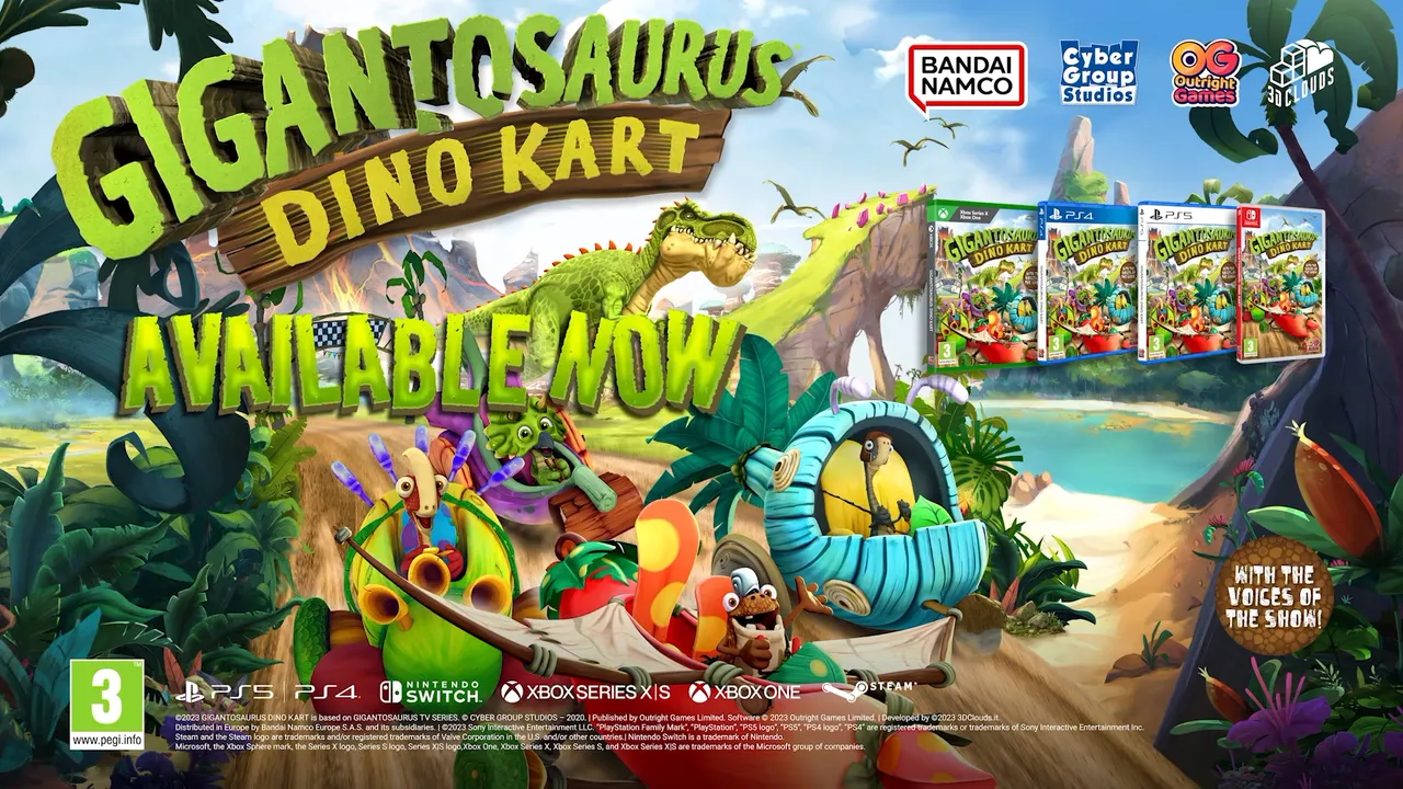 Gigantosaurus: Dino Kart - Launch Trailer