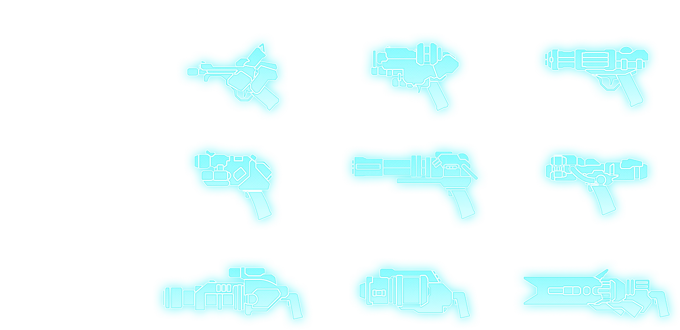 Weapon icons by range and class